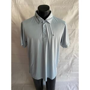 Travis Mathew PGA Tour Logo S/S Performance Golf Polo Shirt Men’s Large #